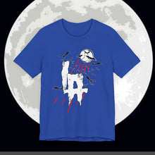 Load image into Gallery viewer, Moody Graphic Tee: Unisex Jersey Short Sleeve with Dark Vibes