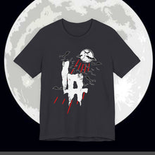 Load image into Gallery viewer, Moody Graphic Tee: Unisex Jersey Short Sleeve with Dark Vibes
