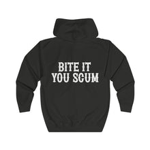 Load image into Gallery viewer, Bite it Unisex Full Zip Hoodie