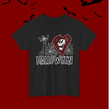Load image into Gallery viewer, I Love Halloween Unisex Heavy Cotton Tee