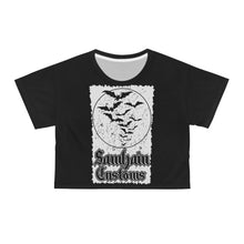 Load image into Gallery viewer, Moon bat Crop Tee (AOP)