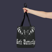 Load image into Gallery viewer, GOTH BUTTERFLY Tote Bag