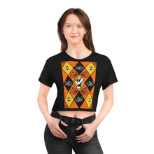 Load image into Gallery viewer, Retro Halloween Crop Tee (AOP)