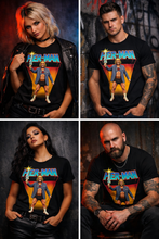 Load image into Gallery viewer, Her-Man Retro Graphic T-Shirt — light weight Tee