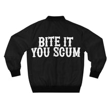 Load image into Gallery viewer, Bite it Men's Bomber Jacket (AOP)