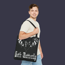 Load image into Gallery viewer, GOTH BUTTERFLY Tote Bag