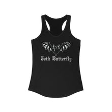 Load image into Gallery viewer, Women's GOTH BUTTERFLY Racerback Tank