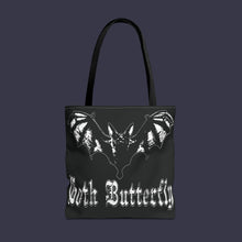 Load image into Gallery viewer, GOTH BUTTERFLY Tote Bag