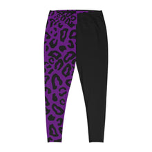 Load image into Gallery viewer, Plus Size Purple leopard Leggings (AOP)