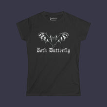 Load image into Gallery viewer, Women's GOTH BUTTERFLY Softstyle Tee
