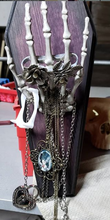 Load image into Gallery viewer, Coffin Skeleton Hand Jewelry Catcher