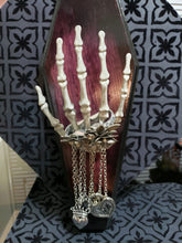 Load image into Gallery viewer, Coffin Skeleton Hand Jewelry Catcher