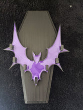 Load image into Gallery viewer, Coffin and Bat Key Hanger