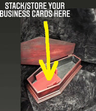 Load image into Gallery viewer, Coffin Business Card Holder (Large)