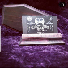 Load image into Gallery viewer, Coffin Business Card Holder (Small)