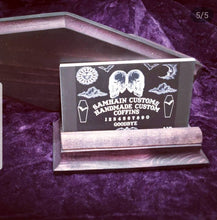 Load image into Gallery viewer, Coffin Business Card Holder (Small)