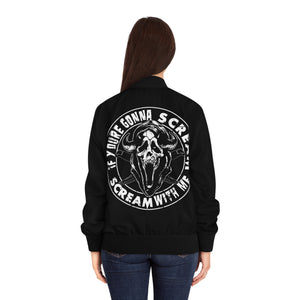 Women's Killer Bomber Jacket (AOP)