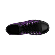 Load image into Gallery viewer, Men&#39;s purple leopard  Sneakers
