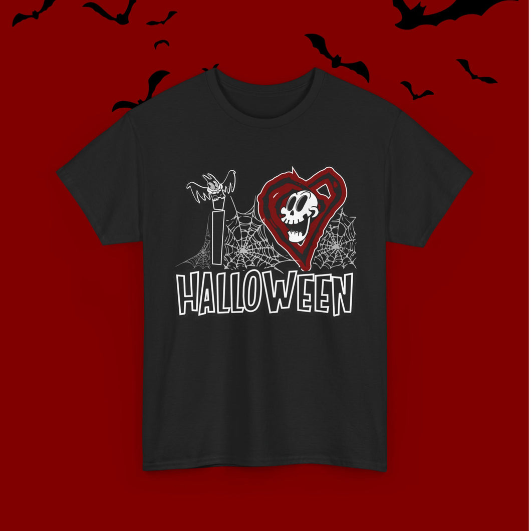 I Love Halloween Unisex Heavy Cotton Tee