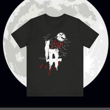 Load image into Gallery viewer, Moody Graphic Tee: Unisex Jersey Short Sleeve with Dark Vibes
