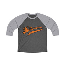 Load image into Gallery viewer, Halloween team Unisex Tri-Blend 3\4 Raglan Tee
