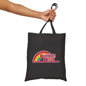 Rainbow Canvas Tote Bag