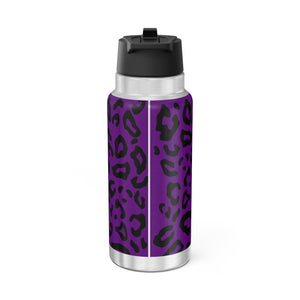 Purple leopard Gator Tumbler, 32oz