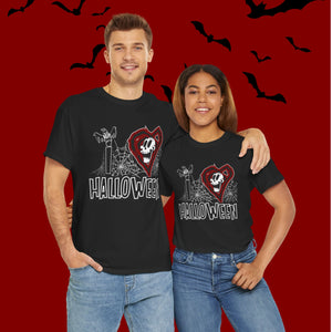 I Love Halloween Unisex Heavy Cotton Tee