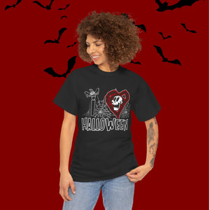 I Love Halloween Unisex Heavy Cotton Tee