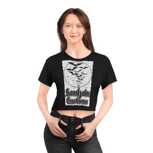 Moon bat Crop Tee (AOP)