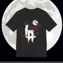 Load image into Gallery viewer, Moody Graphic Tee: Unisex Jersey Short Sleeve with Dark Vibes
