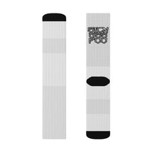 Load image into Gallery viewer, Crew Socks - Street Cred &#39;The Higher the Sock, The Downer the Foo&#39; SoCal Vibe

