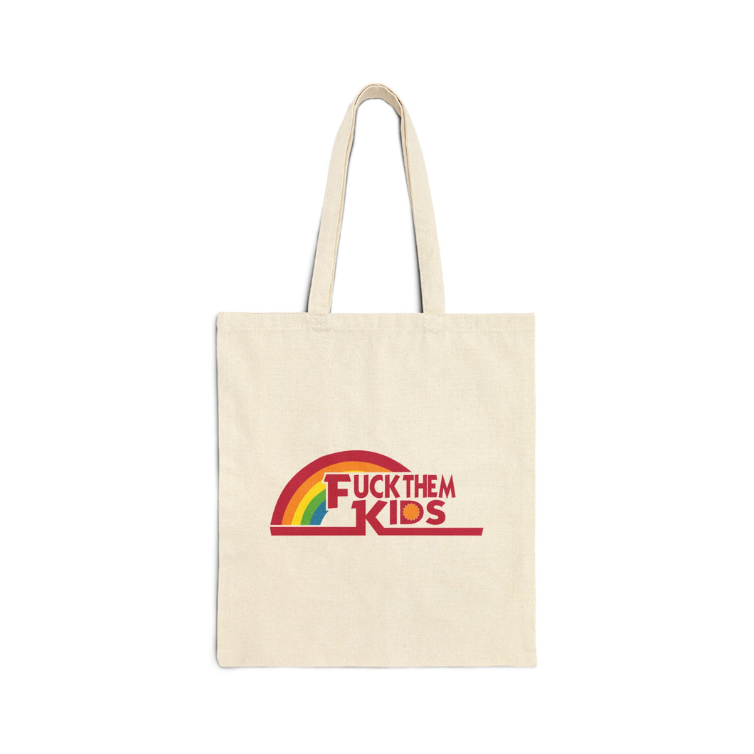 Rainbow Canvas Tote Bag