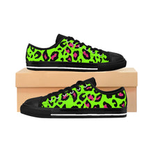 Load image into Gallery viewer, Men&#39;s green leopard print Sneakers
