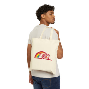 Rainbow Canvas Tote Bag