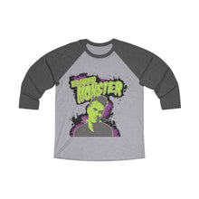 Load image into Gallery viewer, Charming Monster Unisex Tri-Blend 3\4 Raglan Tee
