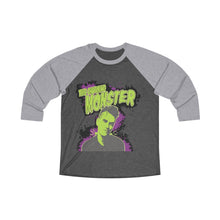 Load image into Gallery viewer, Charming Monster Unisex Tri-Blend 3\4 Raglan Tee
