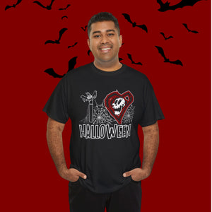 I Love Halloween Unisex Heavy Cotton Tee