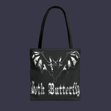 Load image into Gallery viewer, GOTH BUTTERFLY Tote Bag
