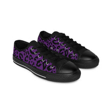 Load image into Gallery viewer, Men&#39;s purple leopard  Sneakers
